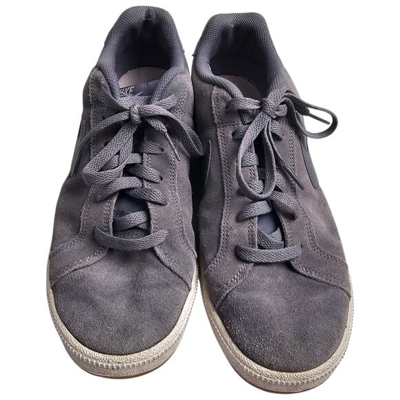 Nike Women's Court Royale Suede Leather Gunsmoke Grey Sneakers Shoes Size 10.5 - Picture 4 of 11